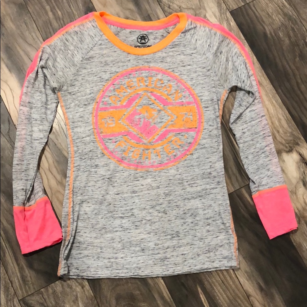 Ladies American Fighter long sleeve, Med